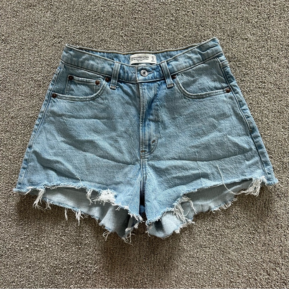 Abercrombie & Fitch Light Blue Jean Shorts